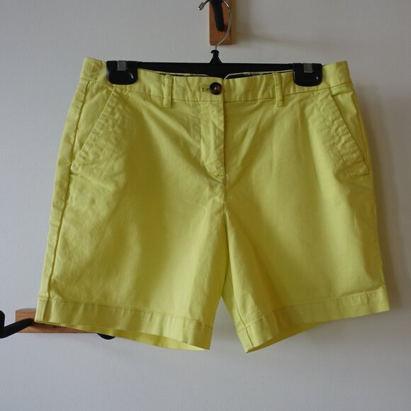 Boden  Women's citrus yellow chino shorts 6 8 - Picture 1 of 8